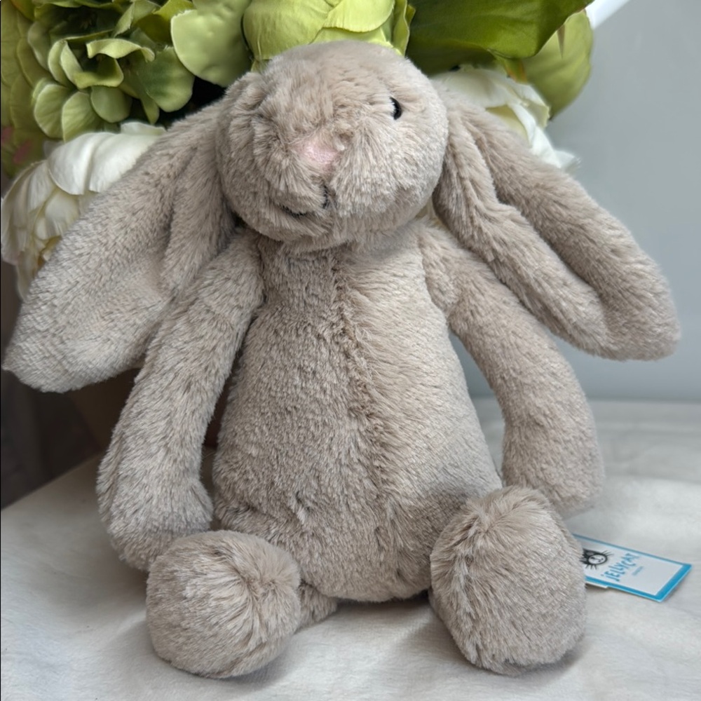 NWT Jellycat Little Bashful Beige Bunny